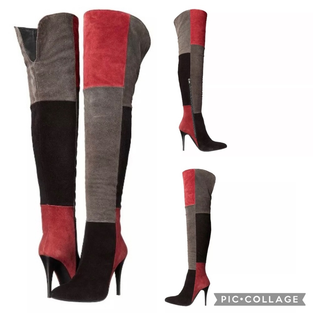 Charles David “Kris” Over The Knee Suede Boots.